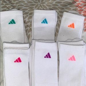 Women’s Pack of 6 Adidas Long Socks
